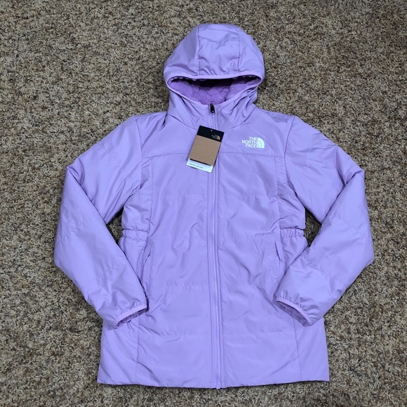 The North Face Girls' Reversible Mossbud Parka - Picture 6 of 11